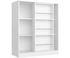 Scaffalatura per Bambini con Ante scorrevoli, libreria, scaffale, divisorio, 105 x 37 x 90 cm