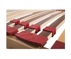 Rete a Doghe 100x195 cm in Faggio Naturale 38 mm Dormidea Ceo