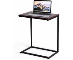 Tavolino Porta PC Laptop Tavolo da caff¨¨ in MDF, Ideale per Soggiorno Balcone Studio Giardino,55 x