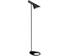 Lampada da terra Nalan - Acciaio Nero - Acciaio, Metallo - Nero