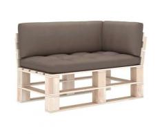 Cuscini per Divani su Pallet 3 pz Grigio Talpa Grigio talpa - Vidaxl