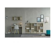 Scrivania Mik - Tavolo, Porta Pc - con Cassetto - Per Ufficio, Studio, Camera, Cameretta -Legno in