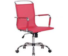 Sedia ufficio Barnet in rete Rosso