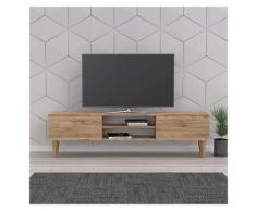Garnero Arredamenti - Mobile porta tv moderno 160x50cm rovere moderno design sala salone salotto