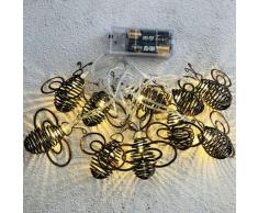 Luci a forma di ape in metallo - Illuminazione per interni ed esterni - Decorazioni sospese per