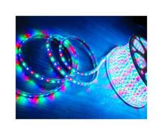 Striscia Led Smd Bobina 5 a 100m RGB Luce Decorativa Esterna Multicolor 220V