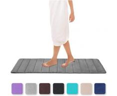 Tappetino da bagno assorbente e antiscivolo Realizzato in memory foam Lavabile, Memory foam, 40 x