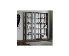 Libreria a parete Kato adattabile in ogni ambiente, dall'ufficio al soggiorno. Librerie mobile per