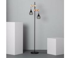 Iluzzia - Lampada da Terra Monah Nero