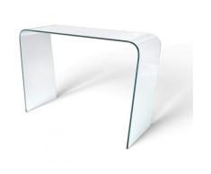 Consolle Salotto Soggiorno Sala da Pranzo Ingresso Tavolo in Vetro Temperato Design Moderno