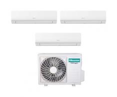 Hisense - Condizionatore trialsplit new energy 9000+9000+9000 codice prod: KC25MR00G (x3) +