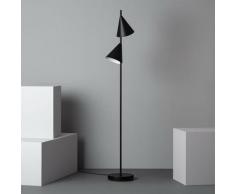 Lampada da Terra Whirlwind Nero