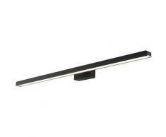 Intec - Applique Alluminio Nero Lampada da bagno Led 17 watt Luce Naturale led-w-lancer