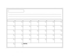 Lavagna magnetica cancellabile a secco Calendario Lavagna per frigorifero Adesivi Frigorifero da