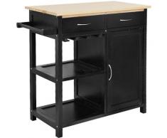 Carrello da cucina,mensola da cucina,carrello da portata di alta qualità,2 cassetti 2 ripiani