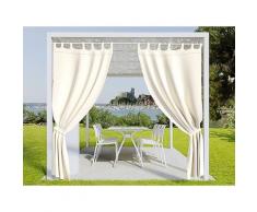 Tenda Gazebo Da Esterno Idrorepellente Resistente Impermeabile Antimuffa Con Passanti Tenda Per
