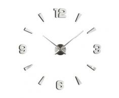 Ilovemilan - Adesivo da parete fai-da-te Orologio da soggiorno Adesivi per specchi Orologi Decor