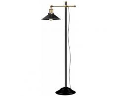Lampada da terra vintage FILAMENT lampada in ottone anticato, regolabile in altezza in un set