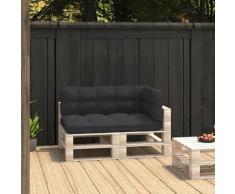 Vidaxl - Cuscini per Divani su Pallet 3 pz Antracite