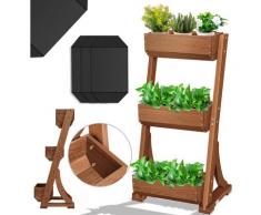 Kesser - Fioriera verticale Premium - cassetta per i fiori - vasi per fiori e piante - fioriera per
