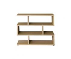 Topkit - Scaffale a zig zag Florida 6311 | Scaffalature per soggiorno | Divisorio per stanze |