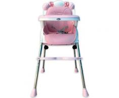 Seggiolone per Bambini 4 in 1 Pappa e Gioco Rosa