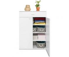 Armadio per Scarpe, Scarpiera Scaffale Portascarpe Salvaspazio, Bianco 112 x 80,5 x 37 cm