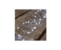 Prequ' - prequ Super Nano 100 led Luci Natale Catena Luminosa Bianco Ghiaccio 15 mt IP44 D2814