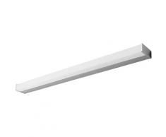 Lampada led Philippa da bagno, angolare 88cm - cromo, bianco