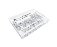 Tavola periodica degli elementi in acrilico Decorazione Tavola periodica Display Ornamenti per il