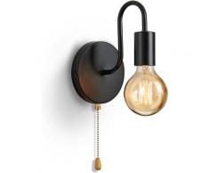 Applique da parete vintage E27 Presa standard Lampade da parete per interni industriali Lampada in