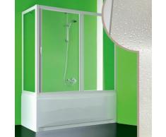 Box doccia sopravasca h 150 cm in acrilico mod. Plutone 90x140 cm con apertura centrale