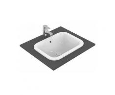 Ideale Standard Connect Lavabo rettangolare da incasso da 420mm E5055, colorazione: Bianco con
