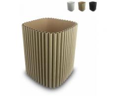 Cestino gettacarte ufficio design moderno cartone ecologico Rialto tr Beige