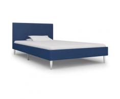 Vidaxl - Giroletto in Tessuto 90x200 cm Blu Blu