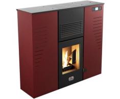 Sannover - Stufa a pellet Air Slim Alize 12,5 kW bordeaux