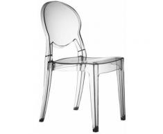 Sedia Igloo Chair set da 4 in policarbonato Made in Italy | Colori Scab Policarbonato: Trasparente