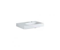 Lavabo Keramag Citterio 500546011, senza sfioratore, superficie di appoggio a sinistra, 750x500mm,