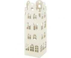 Baroni Home - Portaombrelli Design Moderno in Metallo con Tetto Stondato. 2 Gancini. 4 Piedini