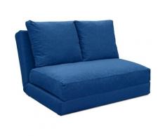 Divano Letto 2 posti Futon - Divano Letto Tatami allungabile - Divano da Pavimento Regolabile con 2