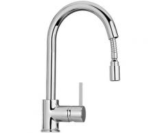 Paini - Miscelatore LAVELLO monoforo con doccetta. Serie COX-Codice 78CR591.