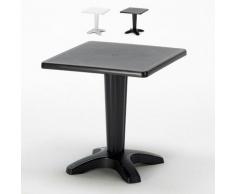 Tavolino Grand Soleil Zavor quadrato polipropilene bar esterno 70x70 | Nero