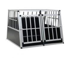 Hommoo - Trasportino per Cani con Doppia Porta 94x88x69 cm VD06816