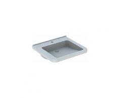 Keramag Renova Nr. 1 Comfort, lavabo, accessibile ai disabili, 600x550 mm, con foro per rubinetto,