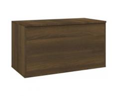 Vidaxl - Cassapanca Rovere Marrone 84x42x46 cm in Legno Ingegnerizzato