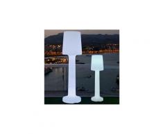 Lampada da terra Carmen 110 CAVO (USO ESTERNO E INTERNO) BIANCO TRASLUCIDO - Moovere