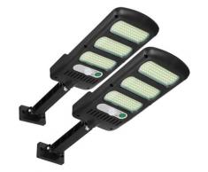 Luci solari per esterni, 213 LED Lampioni stradali ad energia solare Lampada da parete con sensore