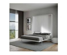 Letto matrimoniale a scomparsa Kentaro made in Italy | Colori Itamoby: Bianco Frassino