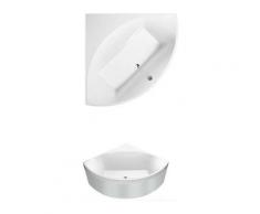 Villeroy&boch - Sistema idromassaggio, Squaro, vasca da bagno, UBQ145SQR3V, angolare, Quaryl®, 1450