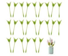 24 pezzi Portatovaglioli a fiori, Portatovaglioli decorativi floreali, Portatovaglioli a forma di